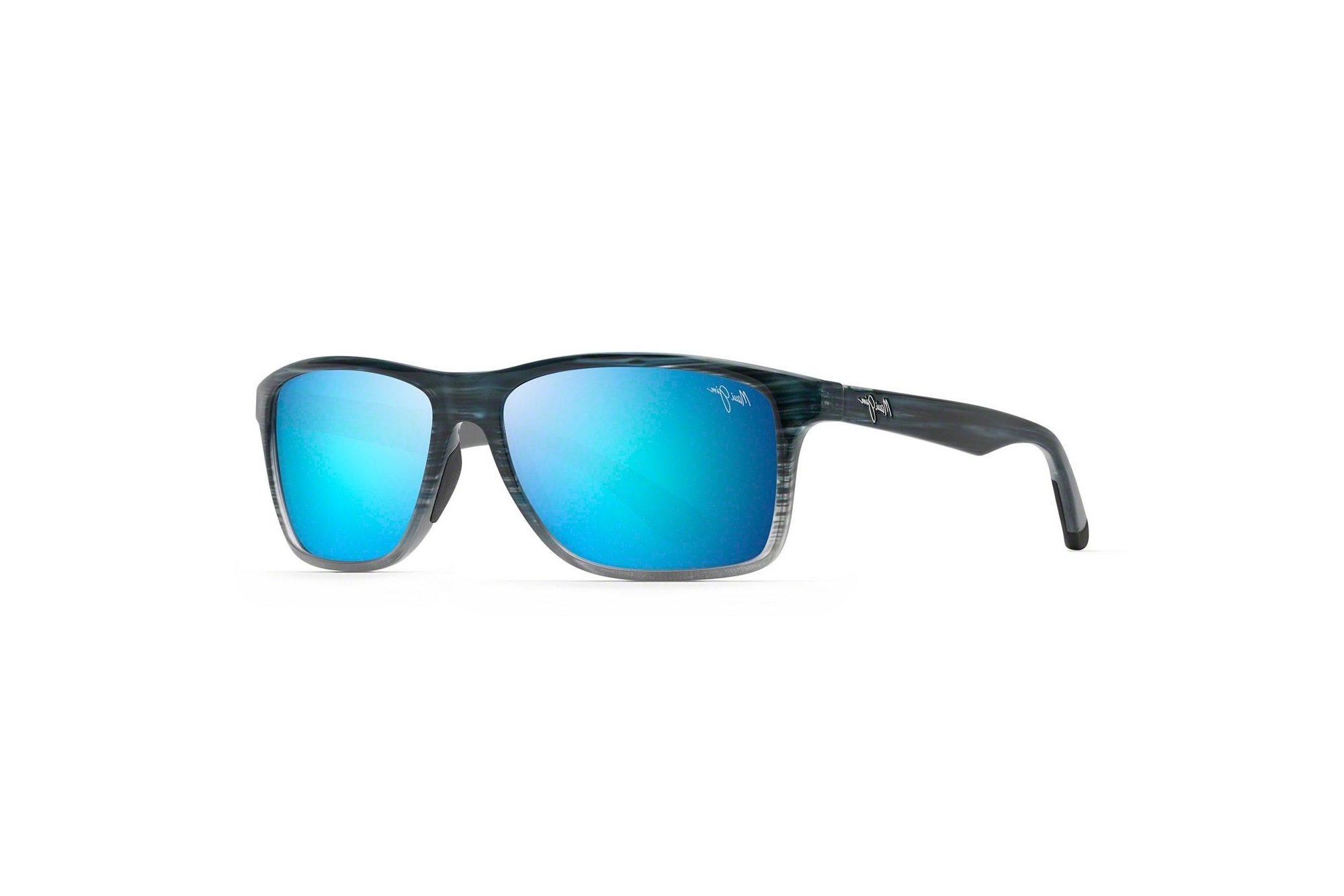 Maui Jim   Onshore B798-03S Blue HawaiiBlue Black Stripe Fade