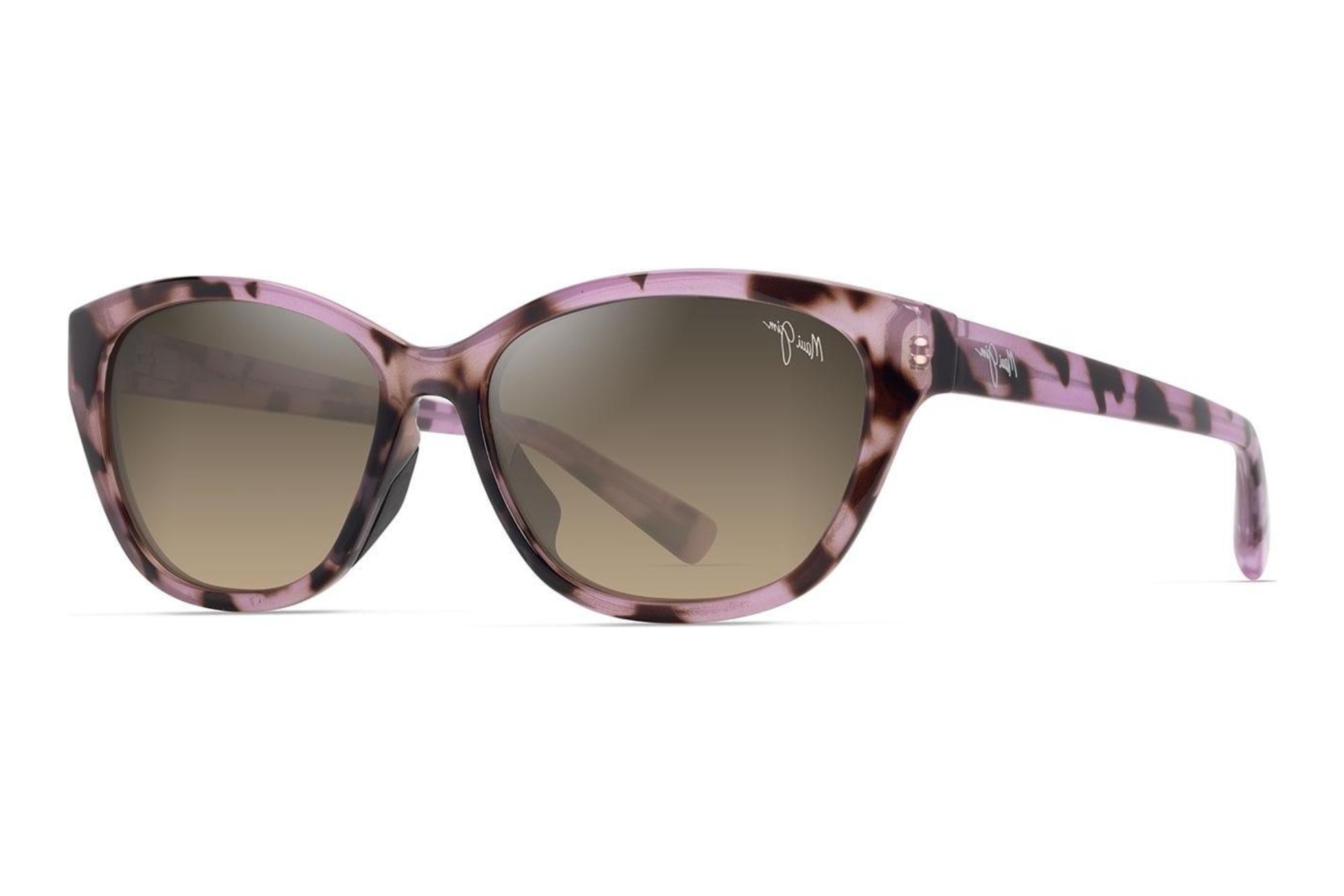 Maui Jim   Punono HS344-10A HCL® BronzeShiny Spotted Pink Havana