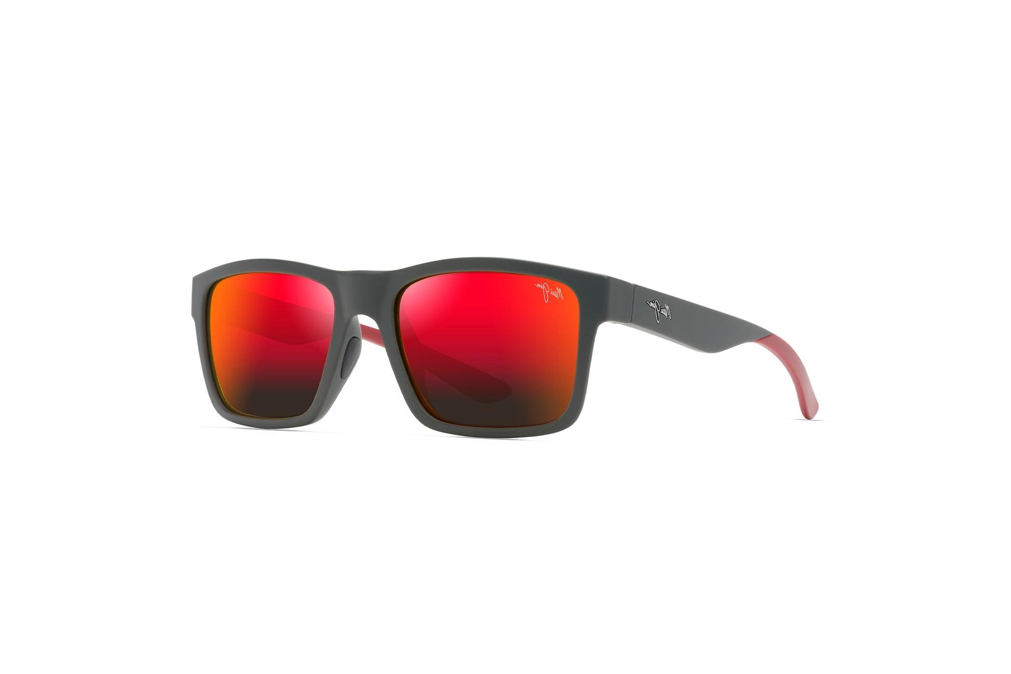 Maui Jim   The Flats RM897-04 Hawaii Lava ™Dark Grey w/Brick Red Int