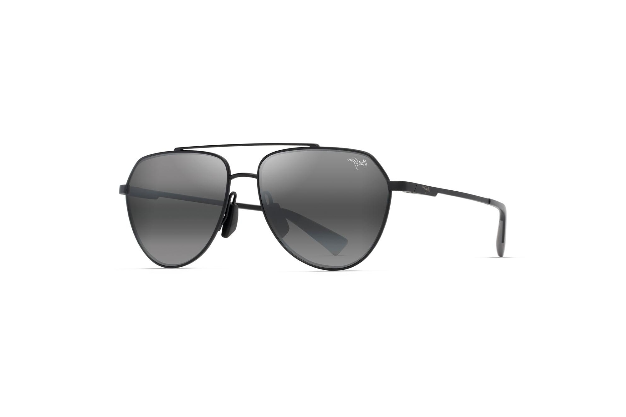 Maui Jim   Waiwai 634-02 Neutral GreyMatte Black w/Grey