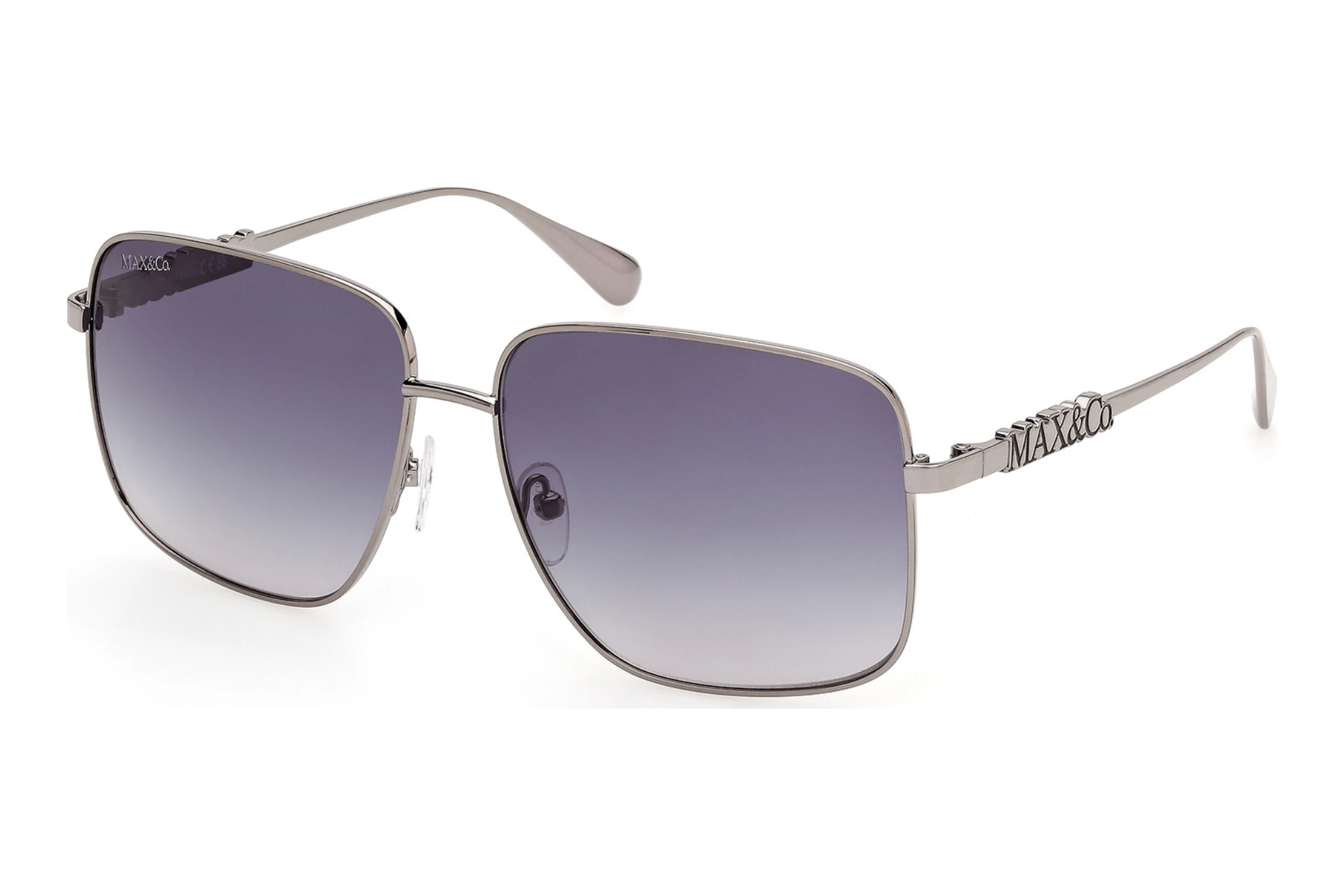 Max & Co.   MO0170 14W blau verlaufendGlänzendes Helle Ruthenium
