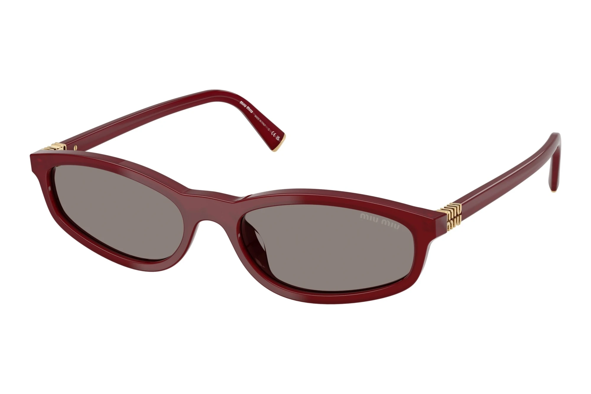 Miu Miu   MU A06S 21I80Q Dark GreyOpaline Bordeaux