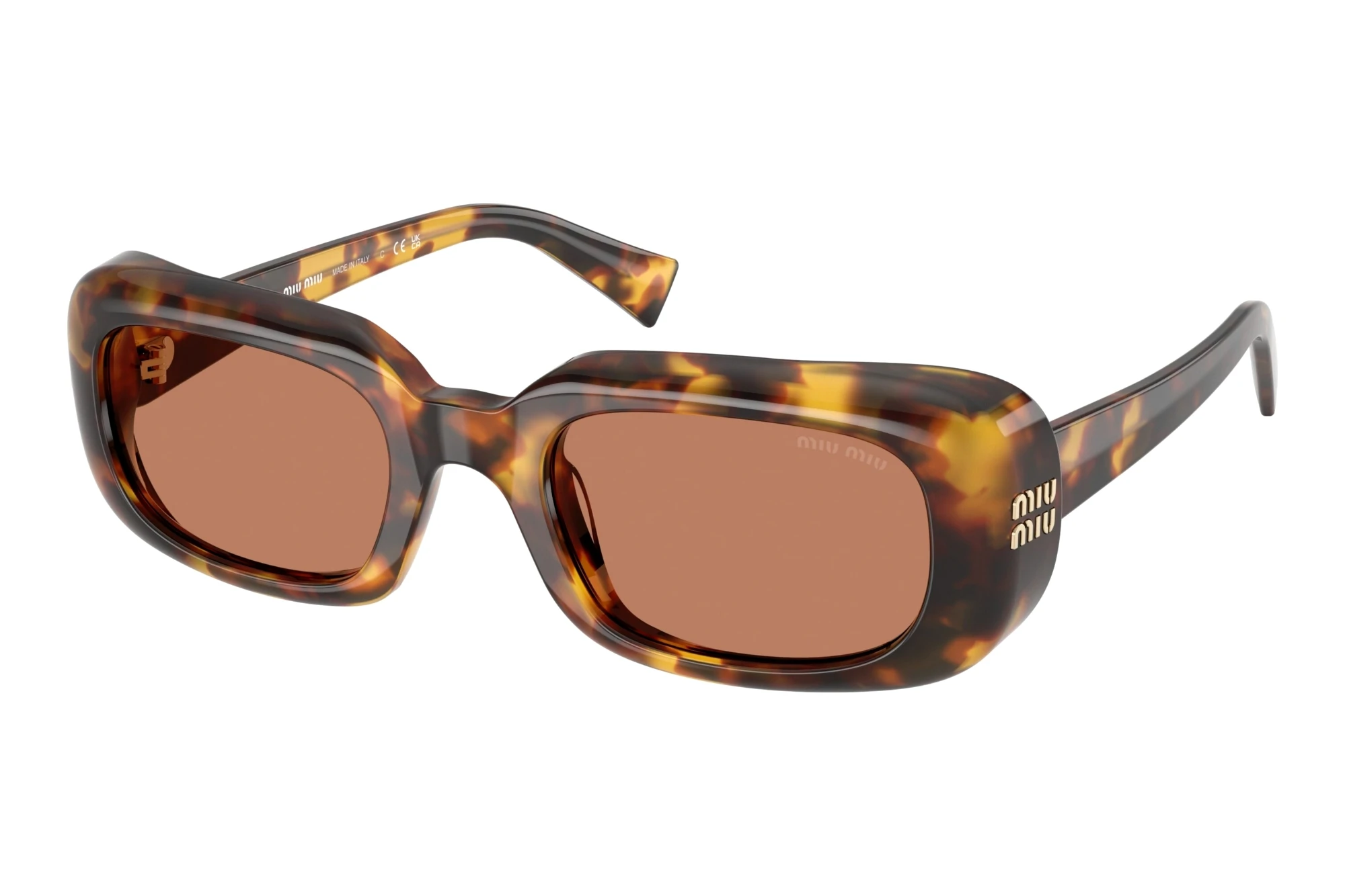 Miu Miu   MU B13S 14L90Q BrownHoney Havana