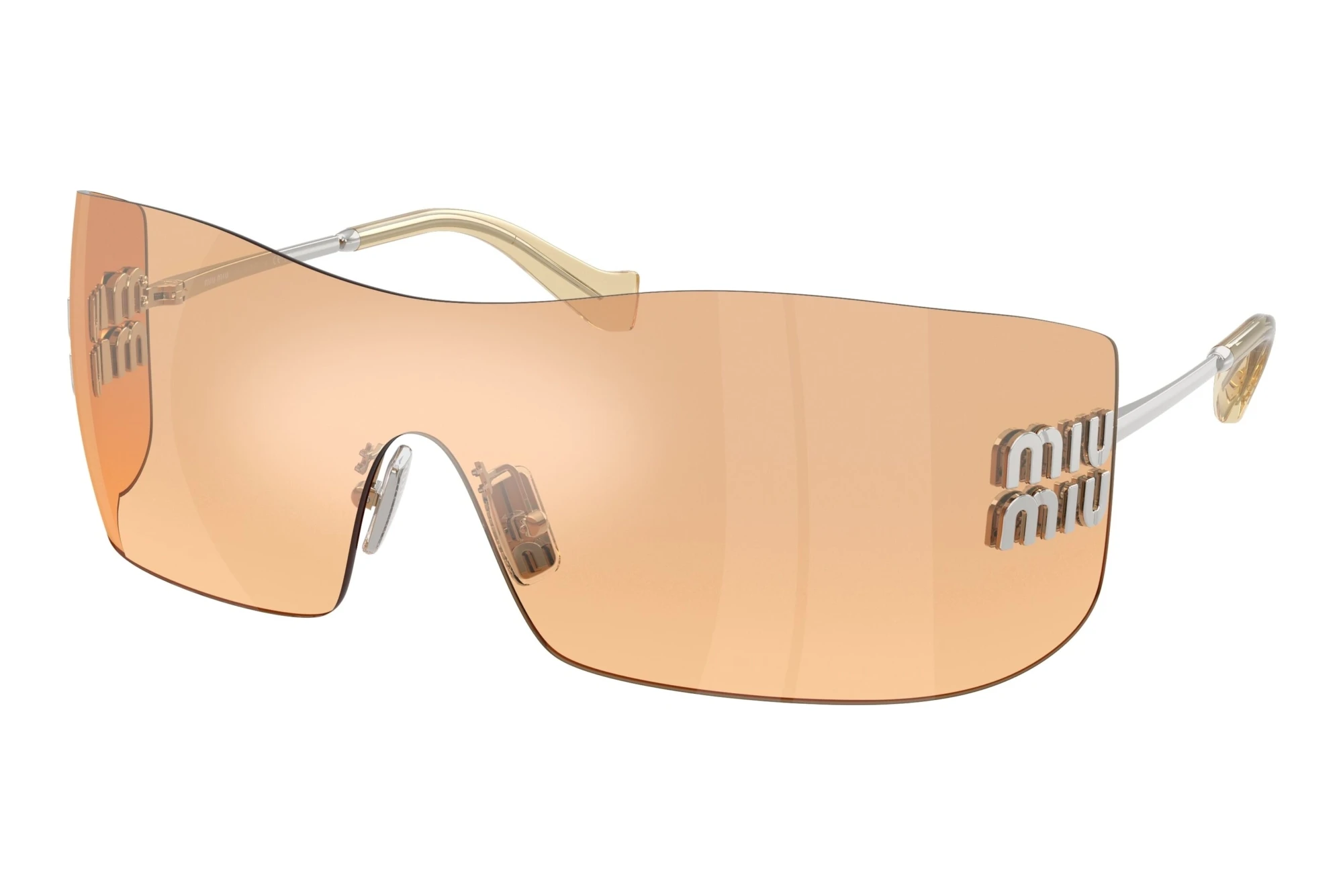 Miu Miu   MU B53S 1BC80Y Orange Mirror Silver GradientSilver
