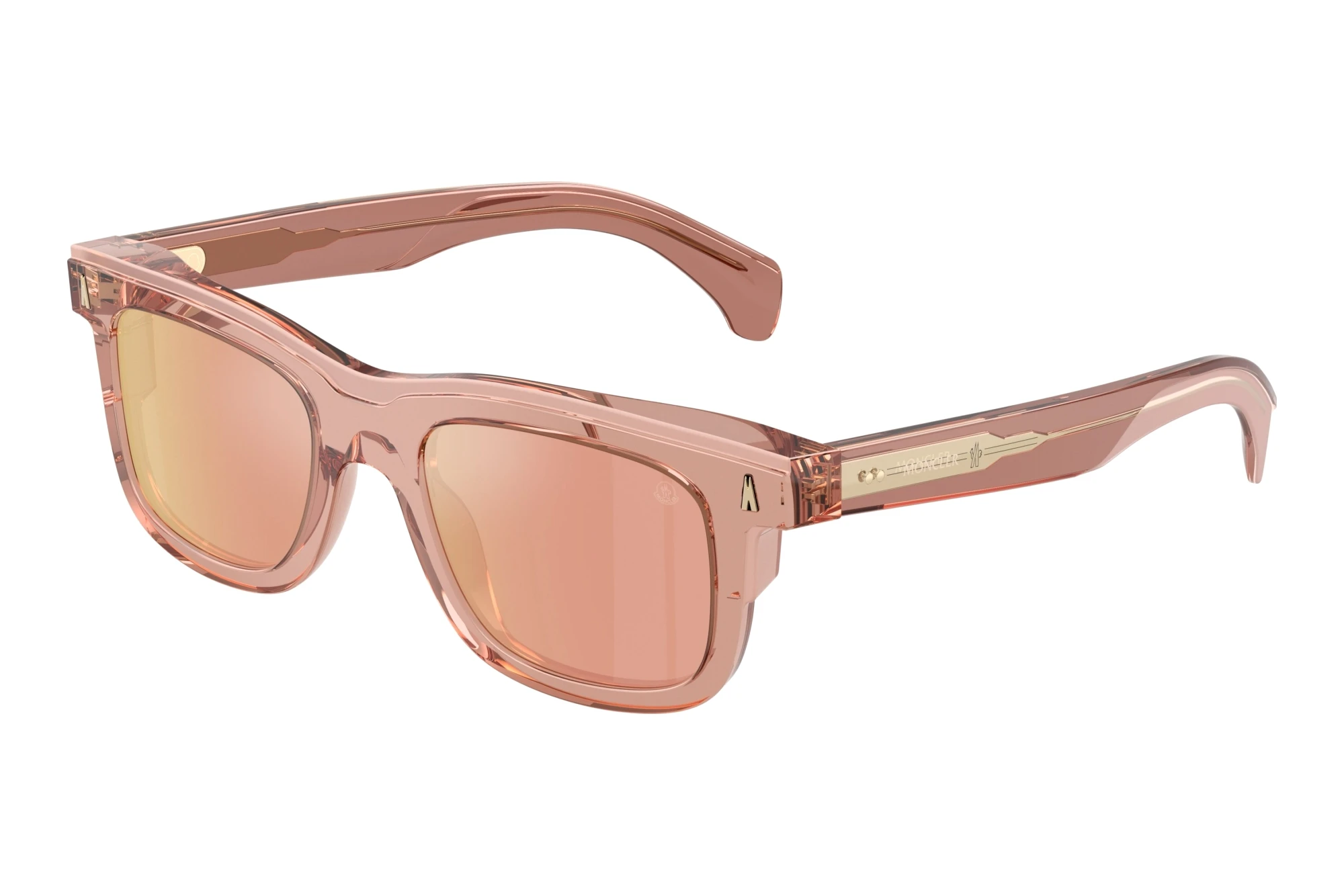 Moncler   ME6004 30087J Mirror Rose GoldTransparent Peach