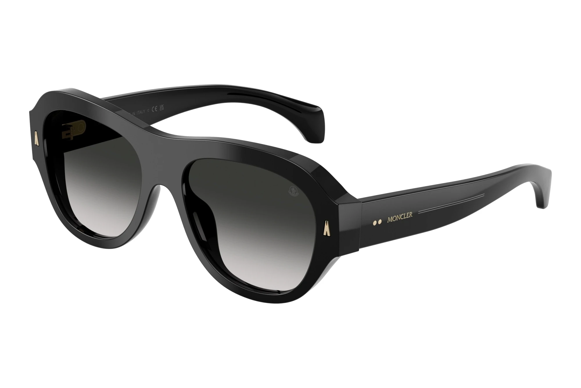 Moncler   ME6015U 30013C Dark Gradient GreyShiny Black