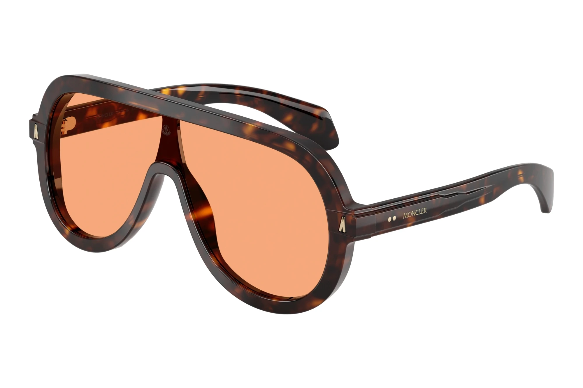Moncler   ME6021U 300274 Solid OrangeShiny Havana