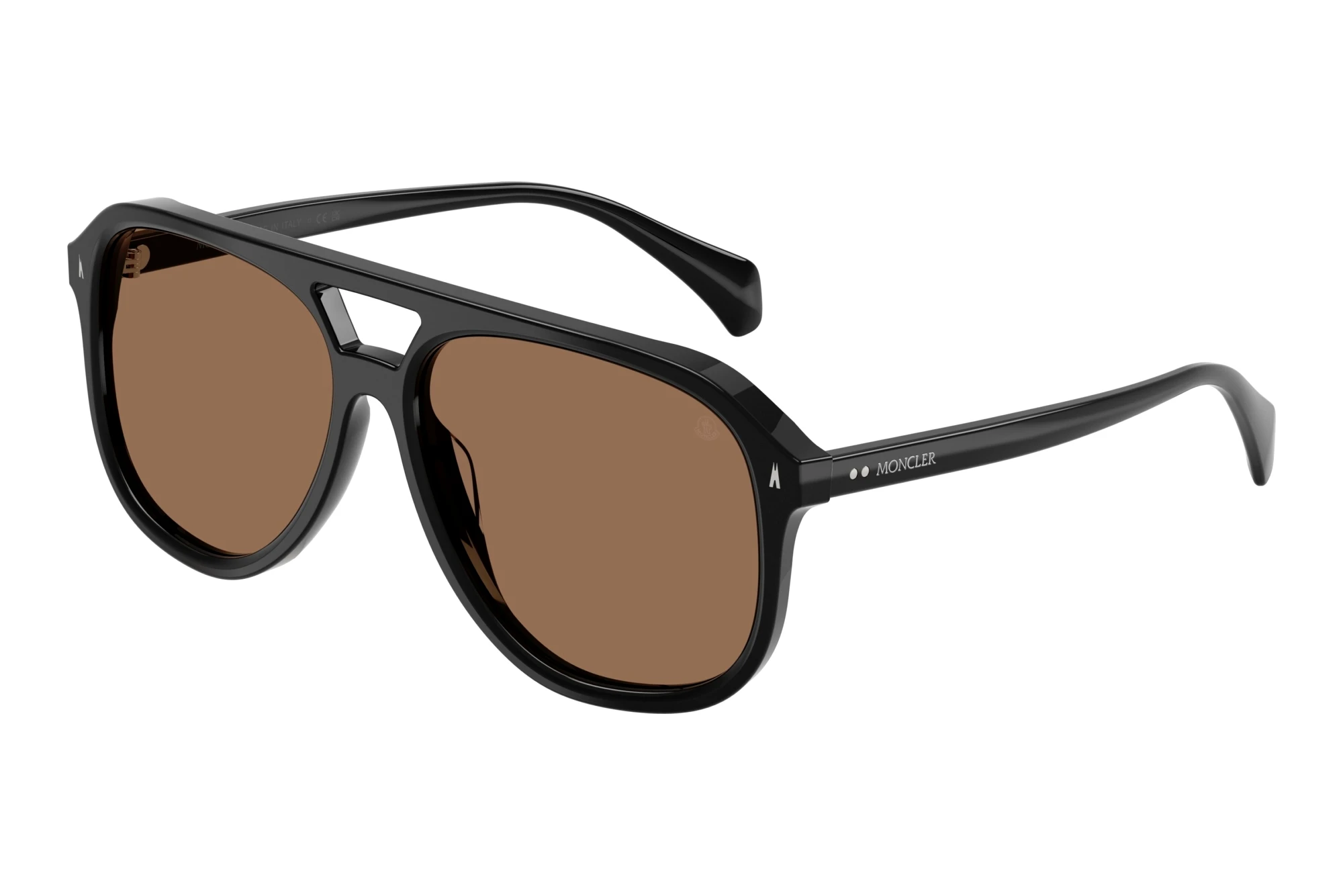 Moncler   ME6028 300173 Dark BrownShiny Black