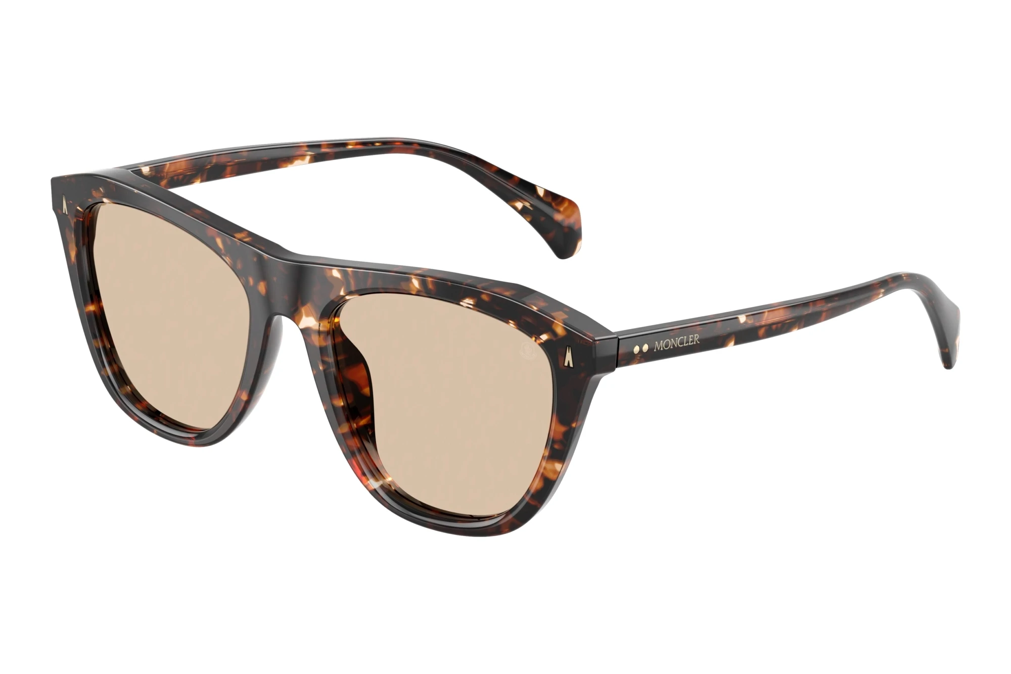 Moncler   ME6029 304893 Solid Light BrownShiny Butter Havana