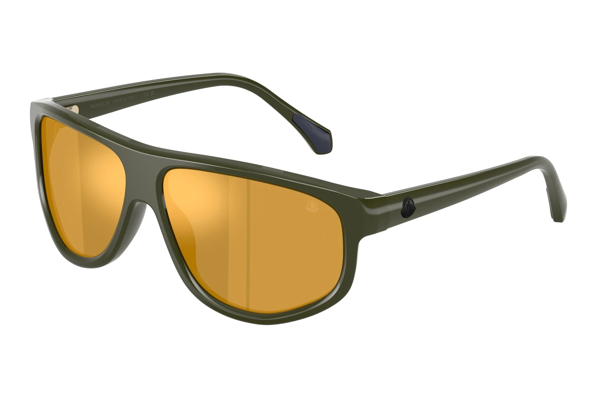 Moncler   ME6033U 30525A Brown Mirror GoldShiny Army Green