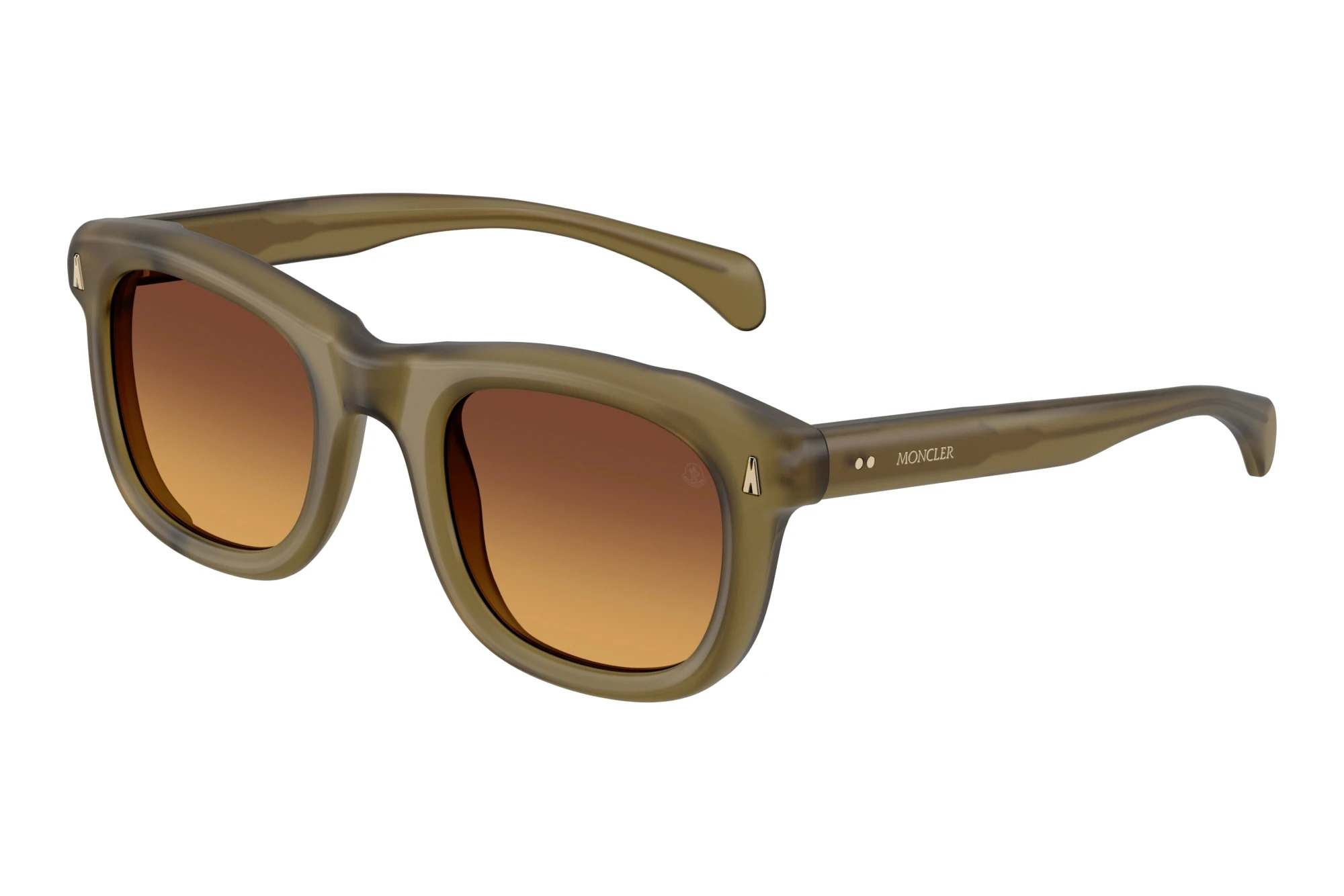 Moncler   ME6034 3049R8 Gradient MustardMatte Olive Green