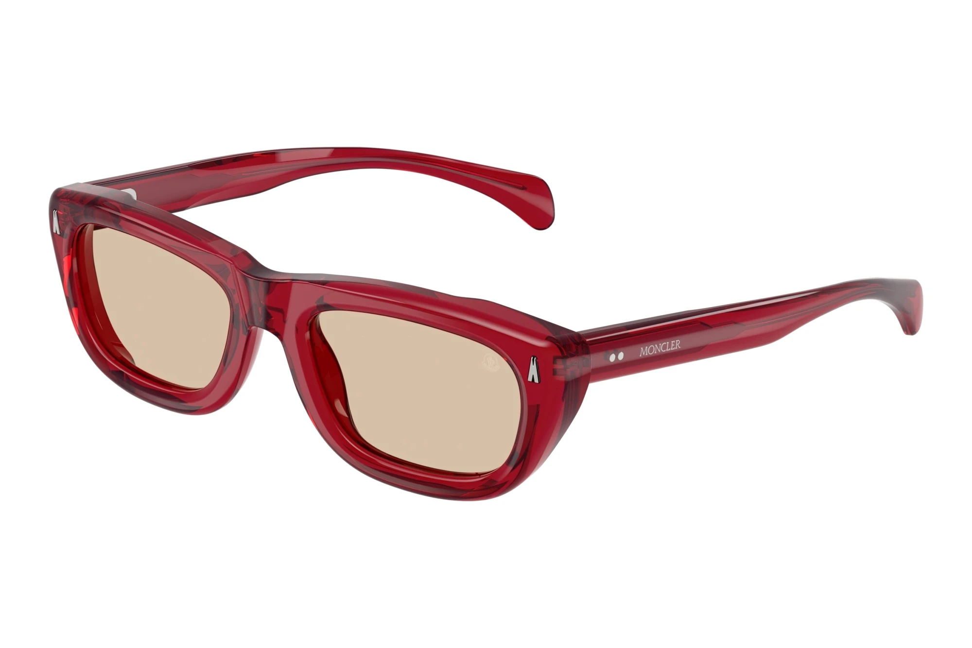 Moncler   ME6037 305393 Solid Light PinkShiny Transparent Red