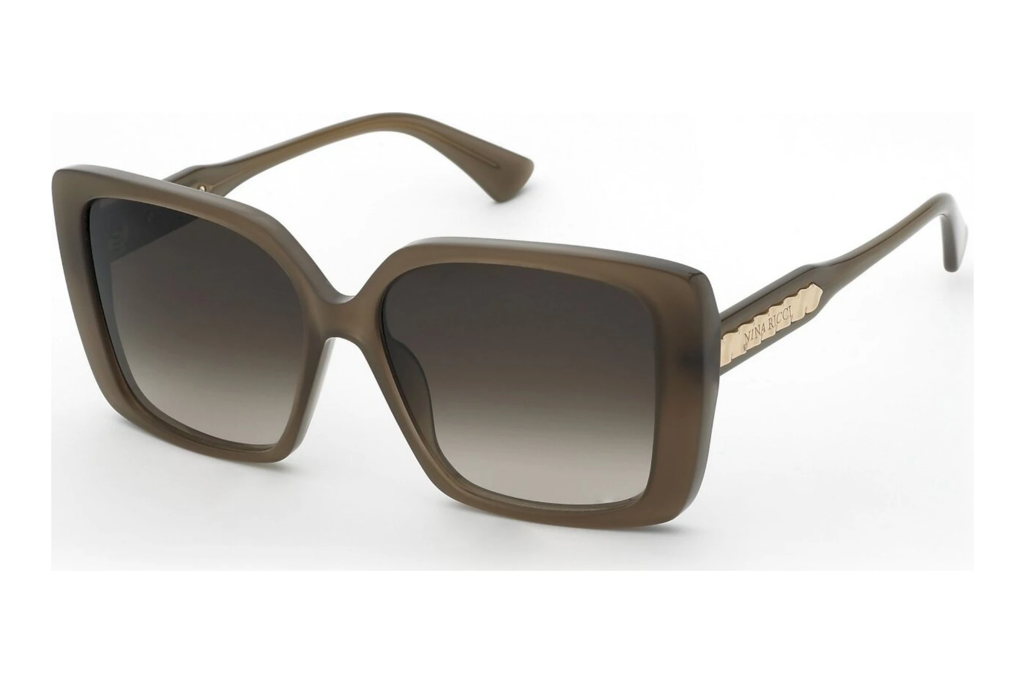 Nina Ricci   SNR462 0G41 BROWN GRADIENT PINKSHINY OPAL CHESTNUT