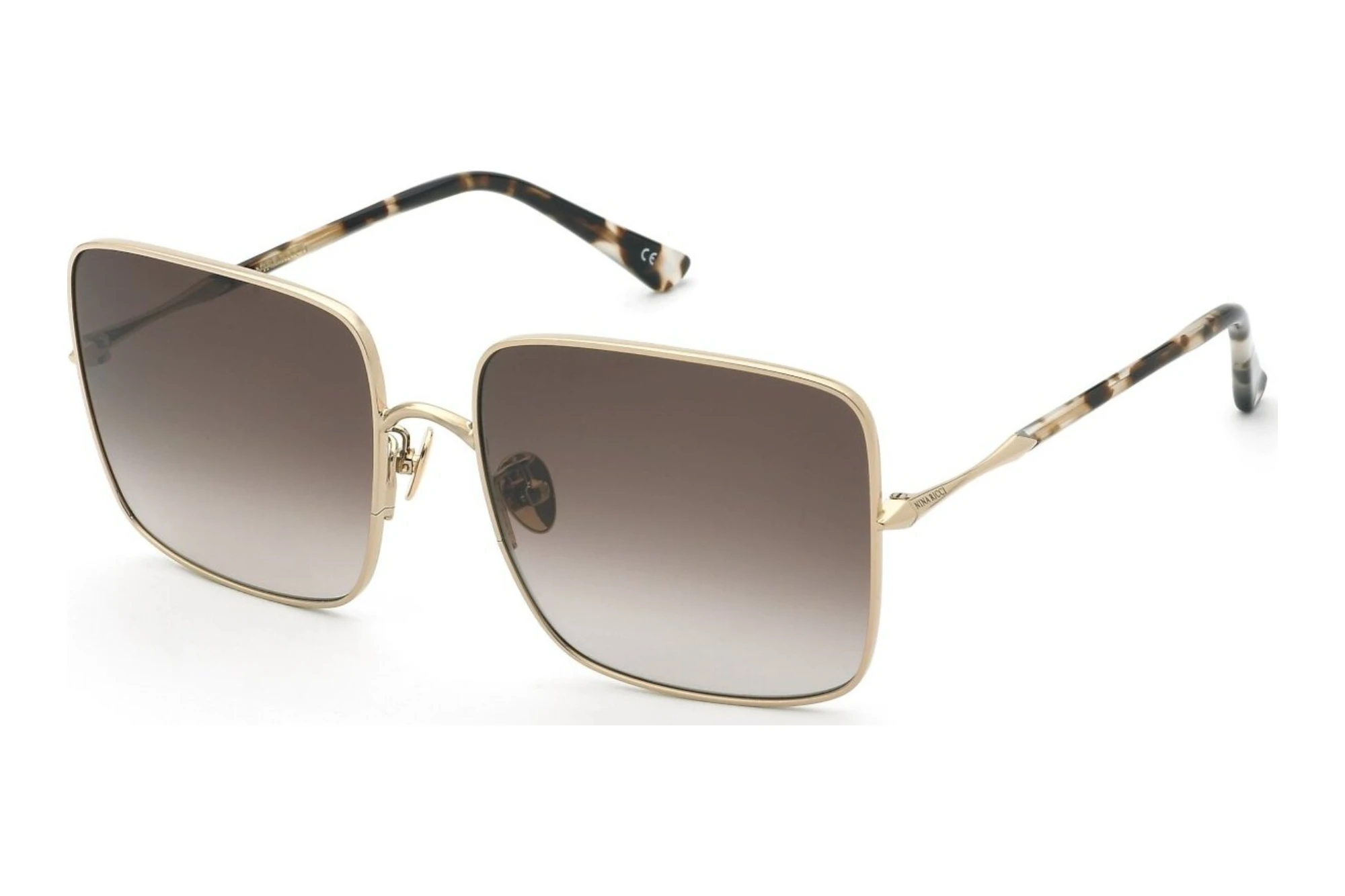 Nina Ricci   SNR483 300J BROWN GRADIENT PINKSHINY ROSE GOLD