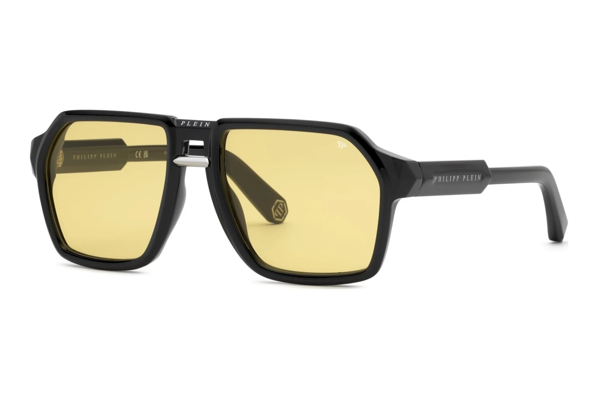 Philipp Plein   SPP203M 0Z42 YELLOWTOTAL SHINY BLACK