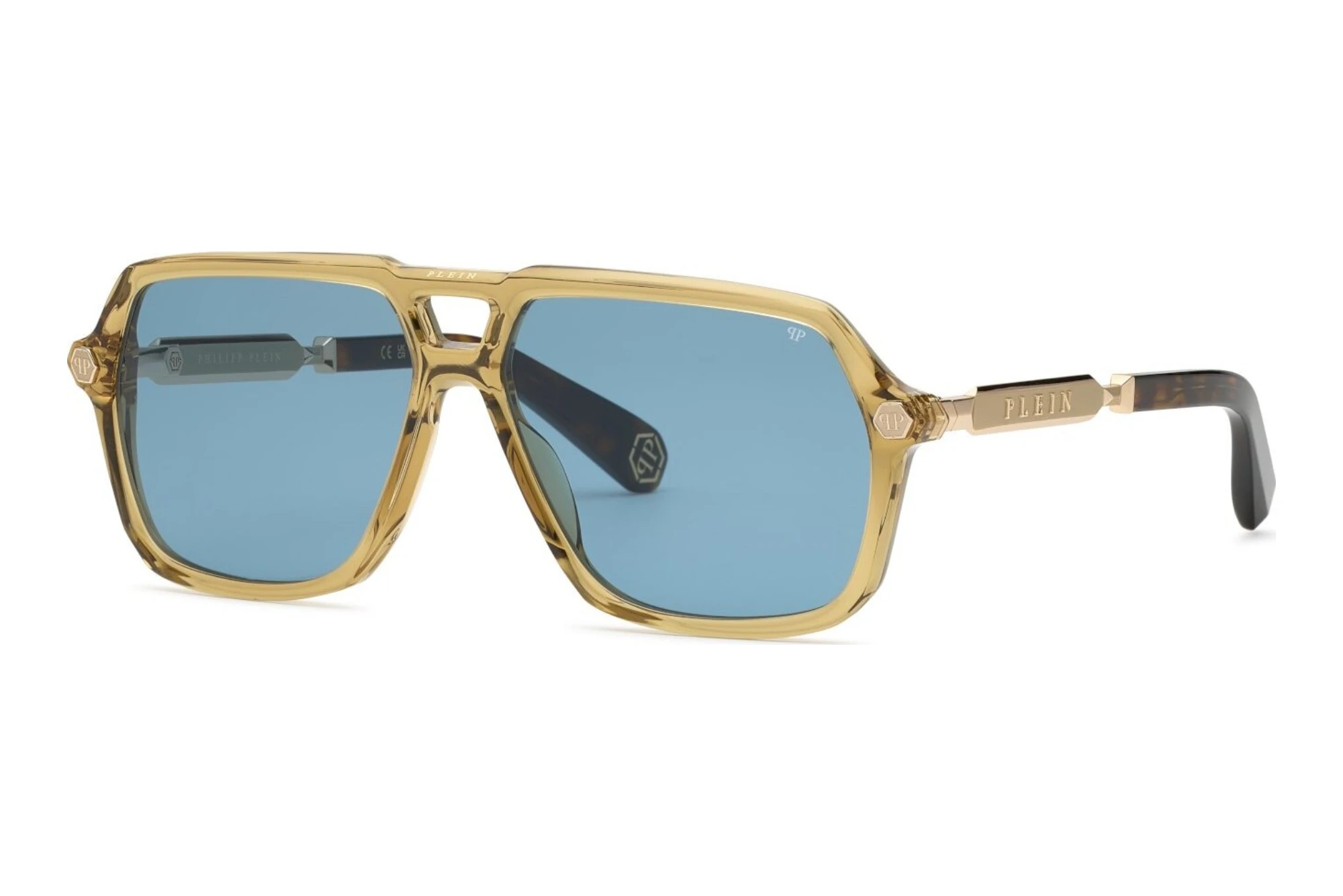 Philipp Plein   SPP227 06A9 BLUESHINY TRANSP. OCHRE