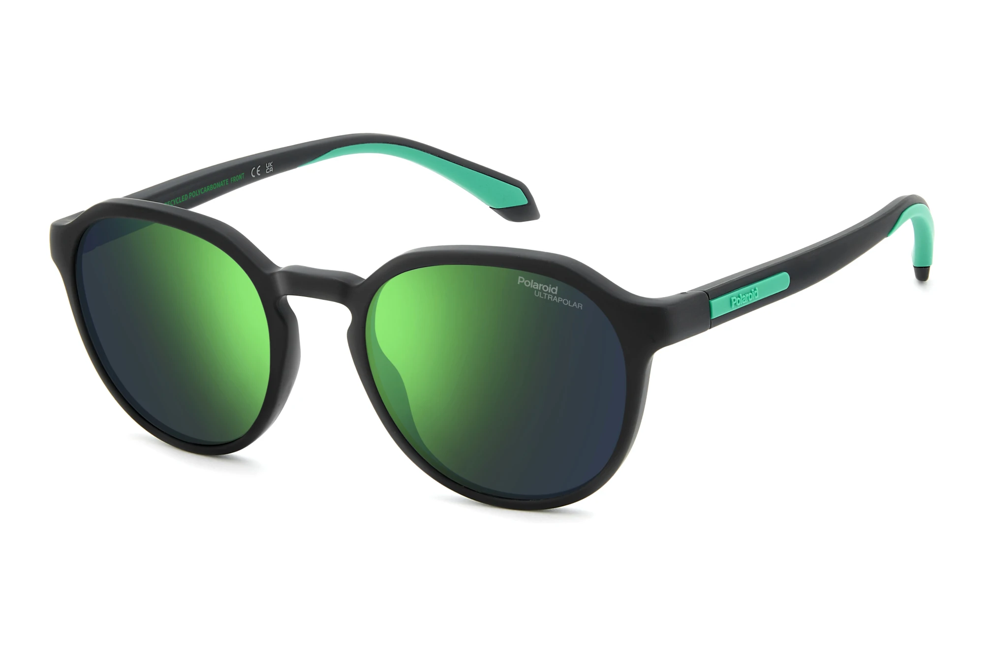 Polaroid   PLD 2170/S/X 3OL/78 GREEN MIRROR POLARIZED HIGHTCONTRASTMATTE BLACK GREEN
