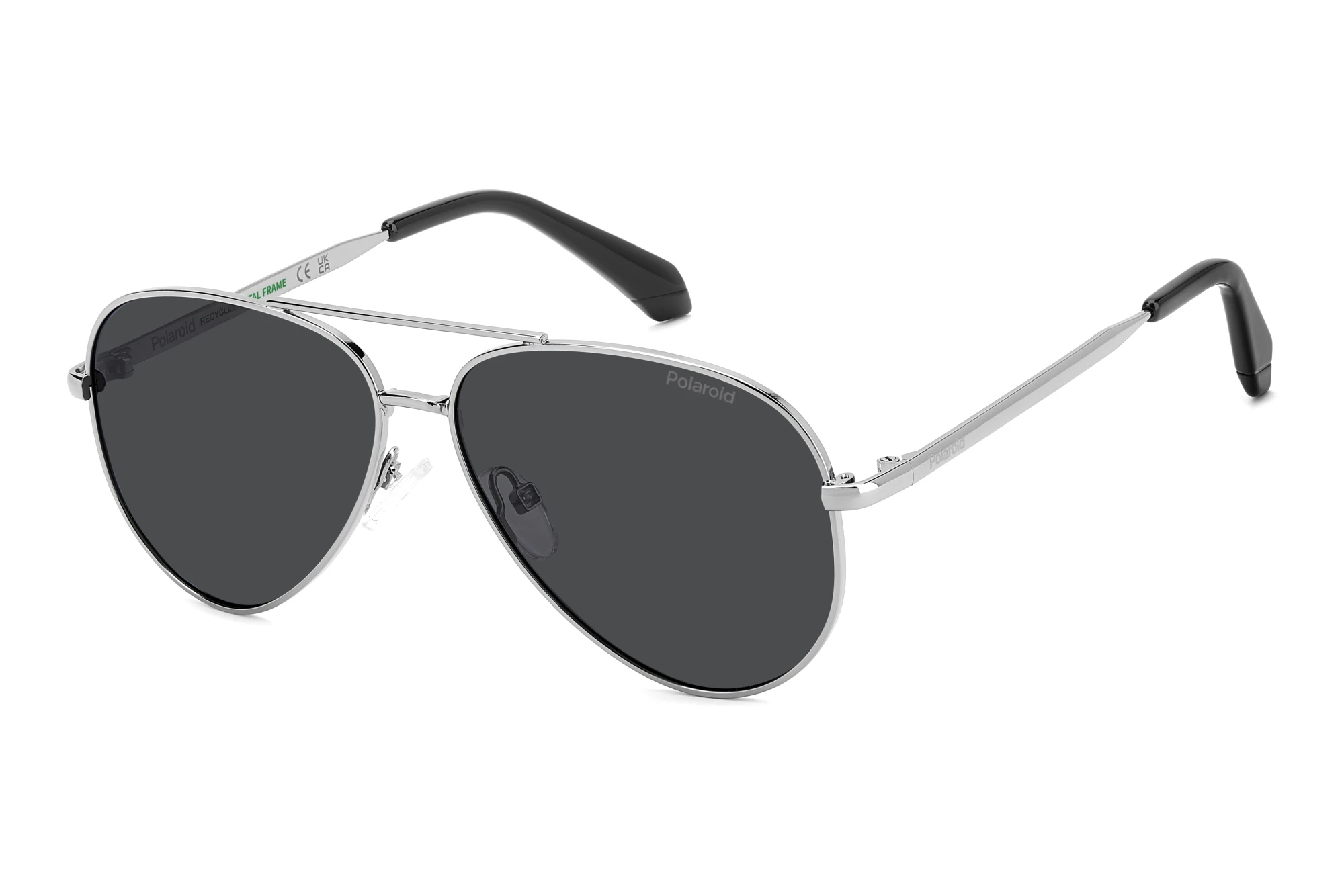 Polaroid   PLD 8073/S GUA/M9 GREY POLARIZEDRUTHENIUM GREY