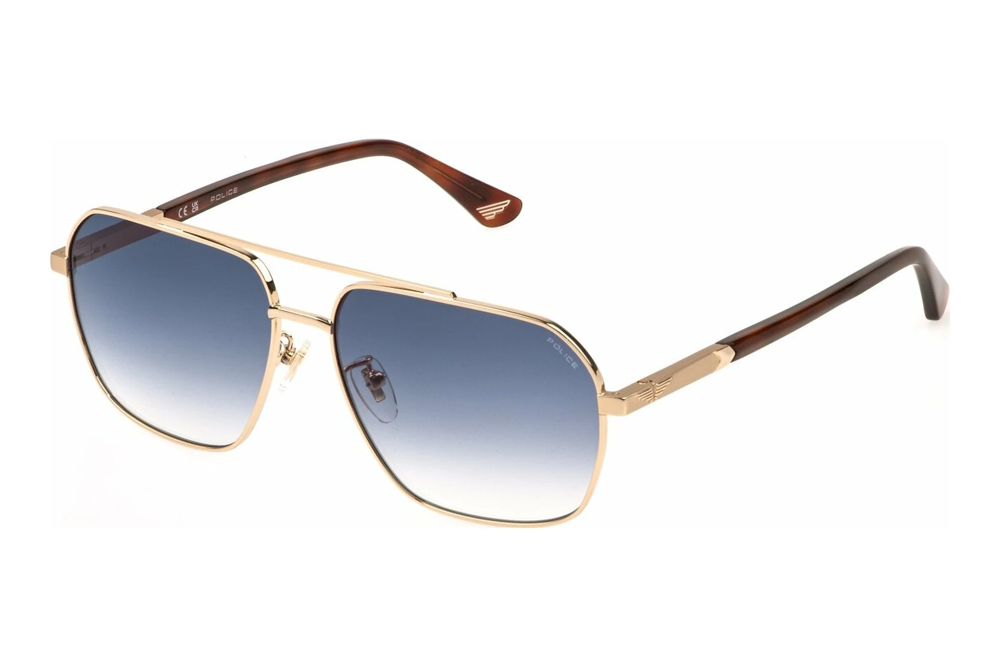 Police   SPLQ85 0300 BLUE GRADIENTSHINY ROSE GOLD