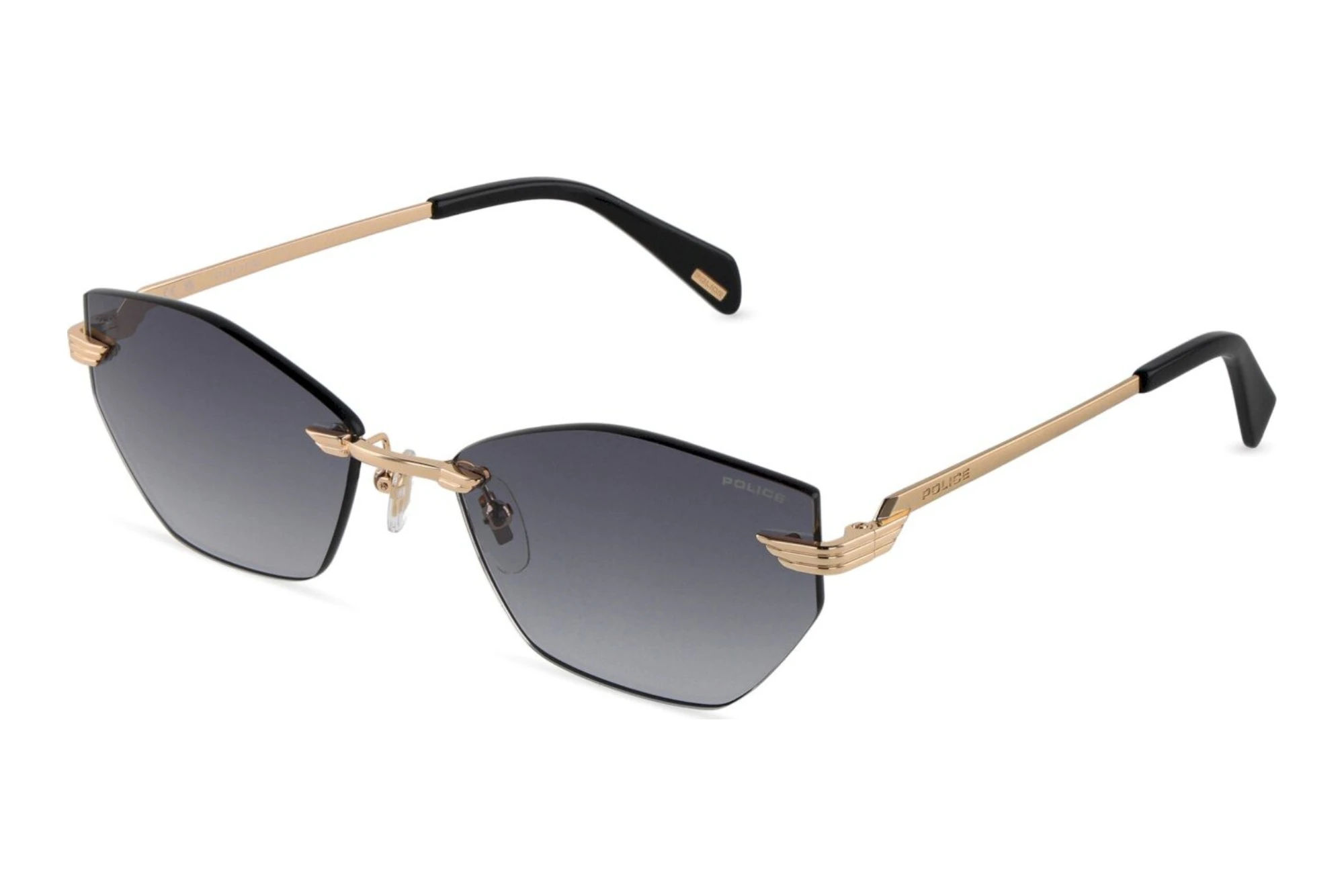 Police   SPLU10 0300 SMOKE GRADIENT SMOKESHINY ROSE GOLD