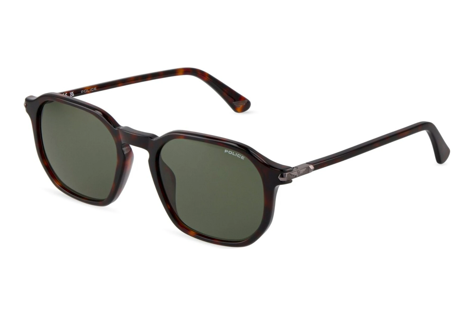 Police   SPLU69 0722 GREENSHINY DARK HAVANA