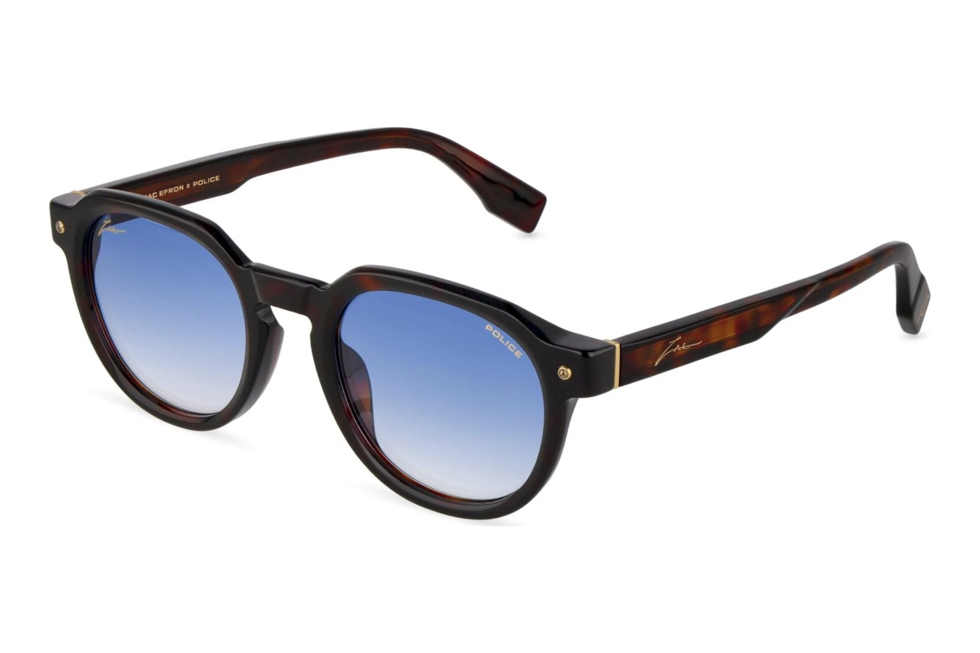 Police   SPLU83 722B BLUE GRADIENT BLUESHINY DARK HAVANA