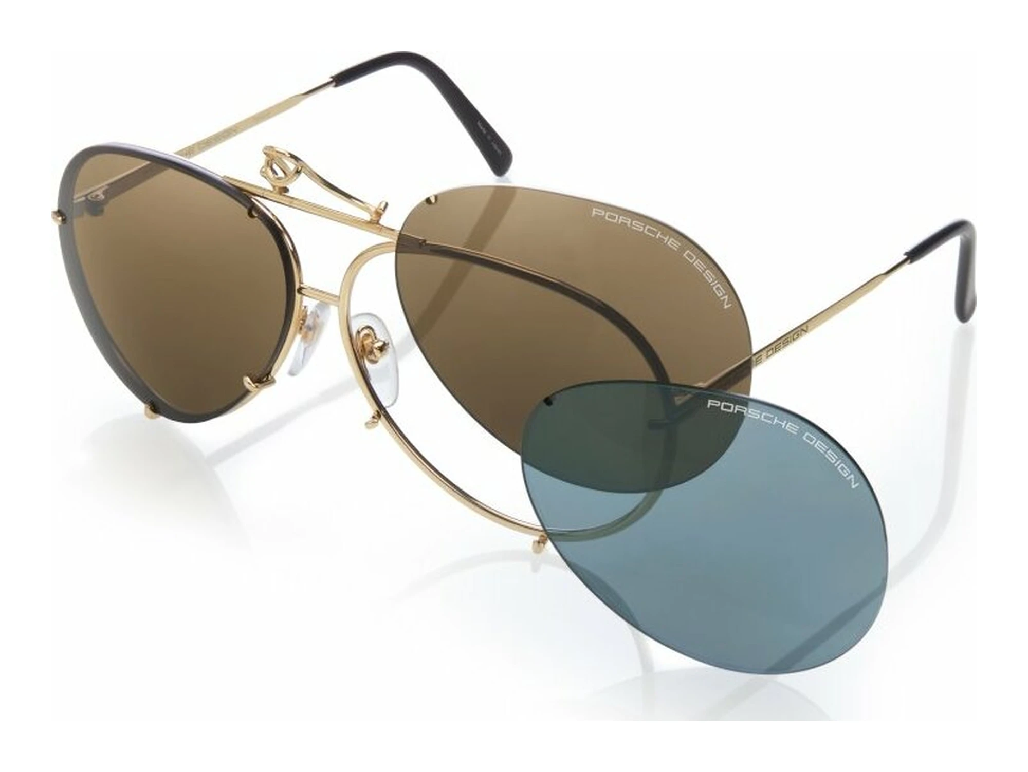 Porsche Design   P8478 A BROWNlight gold