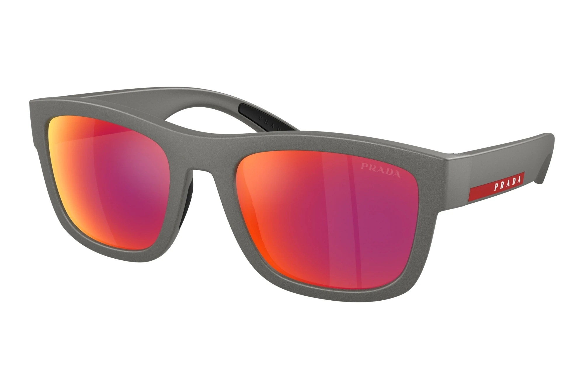 Prada Linea Rossa   PS 01ZS 16X02U Brown Mirror OrangeSilver Grey