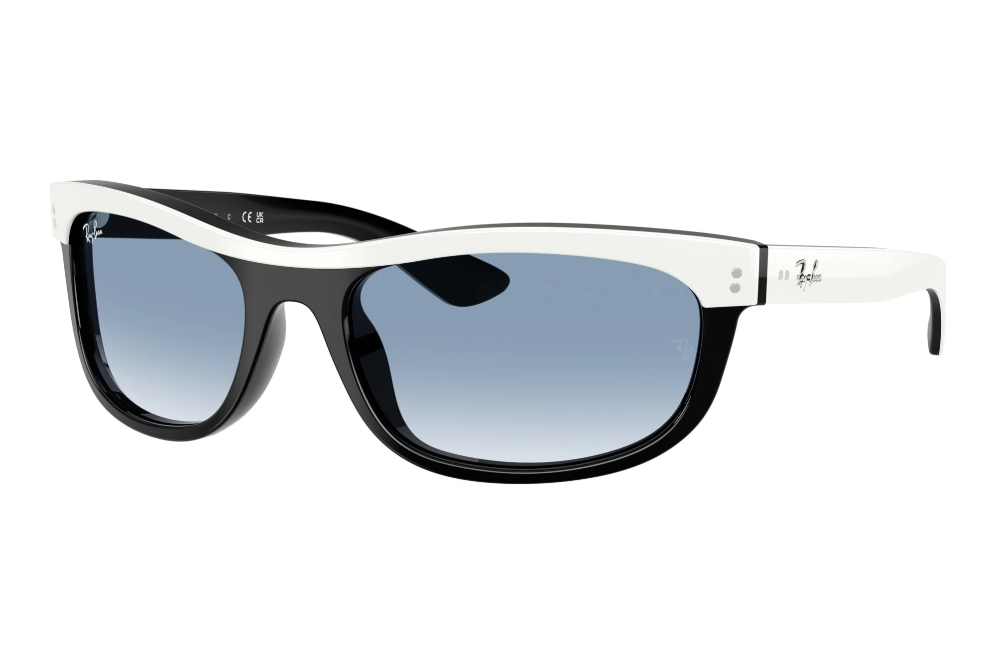 Ray-Ban   RB2489 14443F Clear Gradient BlueWhite On Black
