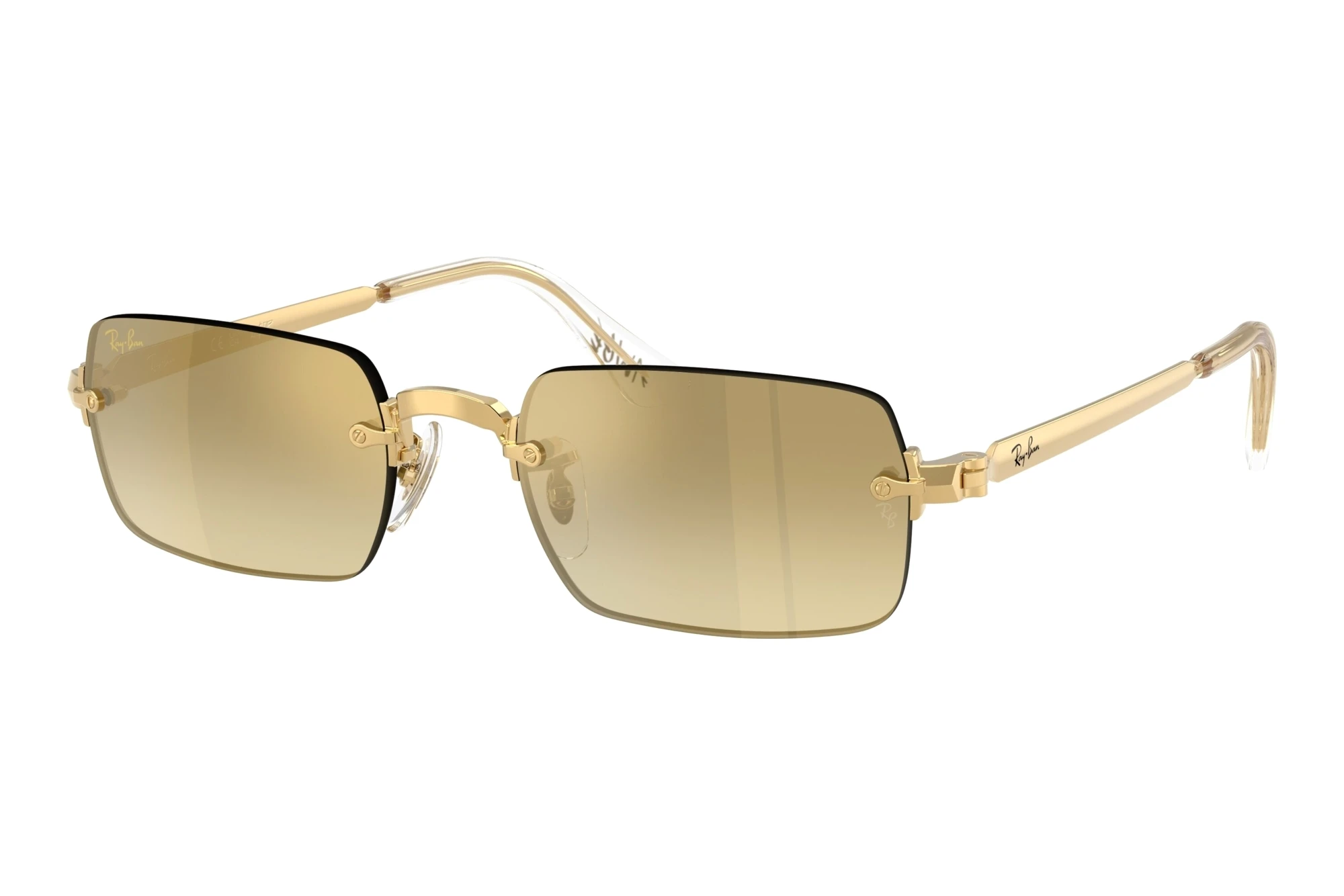 Ray-Ban   RB3928 001/7I Brown Mirror Gold GradientArista Gold