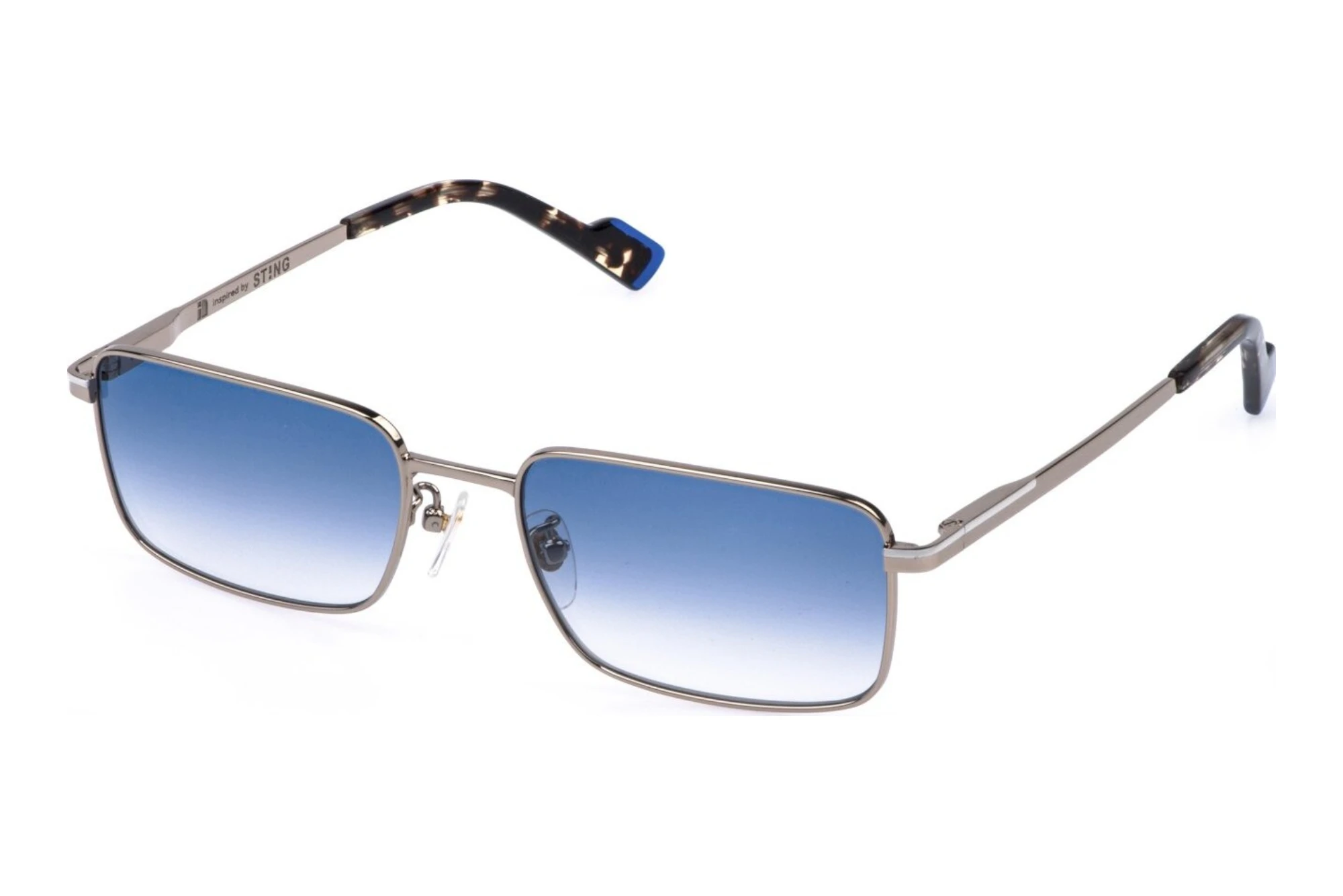 Sting   SST580 02A8 BLUE GRADIENTSHINY GREY GOLD WITH COLOURED PARTS