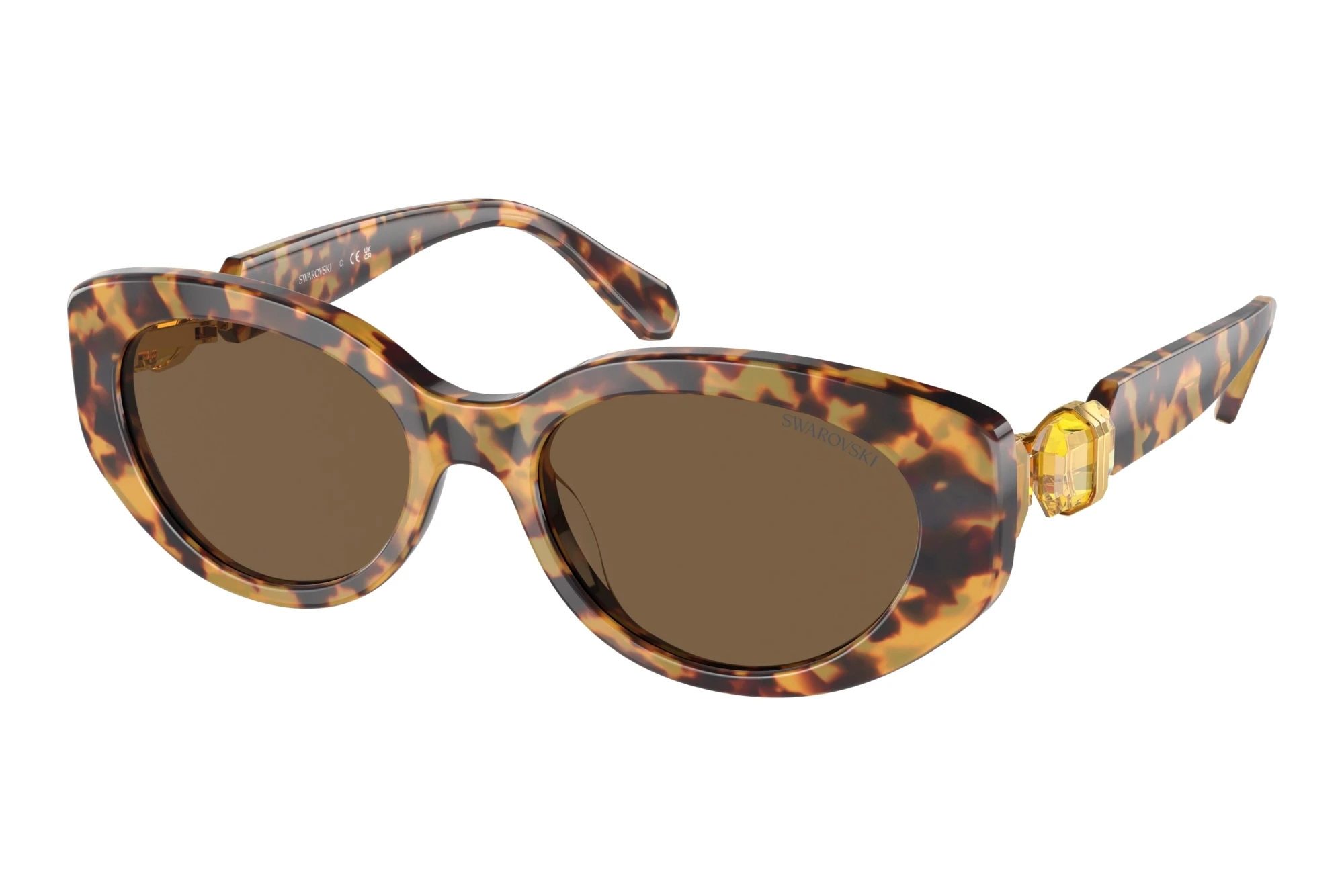 Swarovski   SK6002 104073 Dark BrownLight Havana