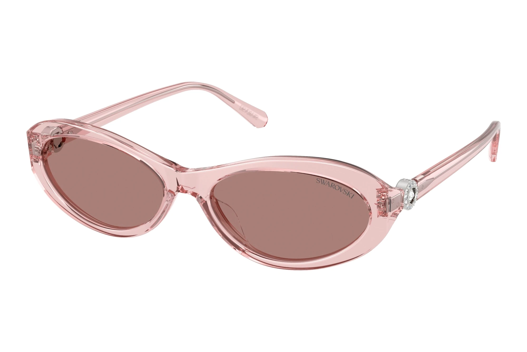 Swarovski   SK6069U 110573 Light BrownTransparent Pink