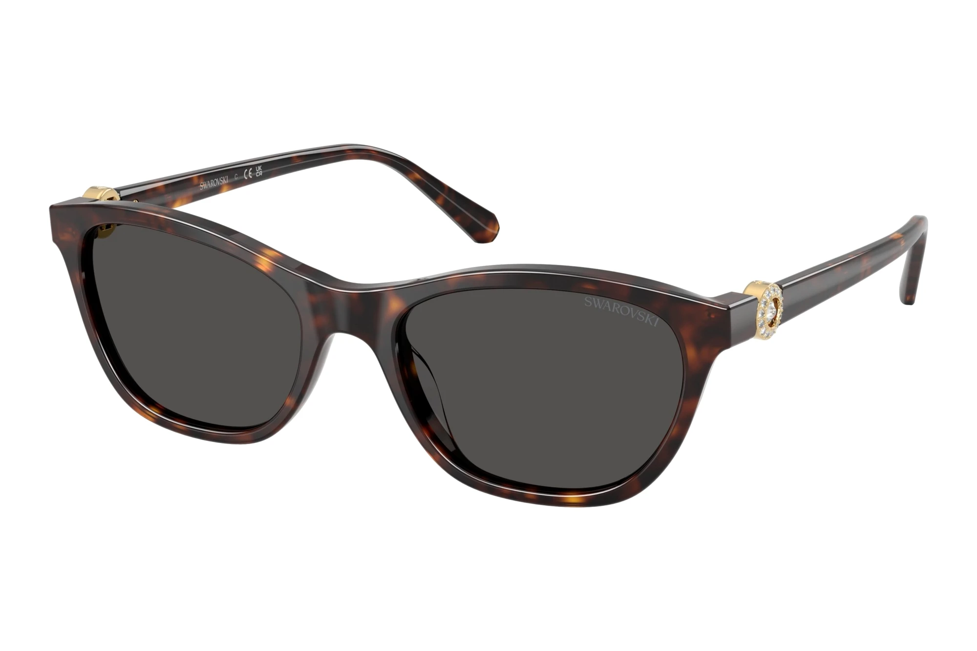 Swarovski   SK6070 100287 Dark GreyHavana