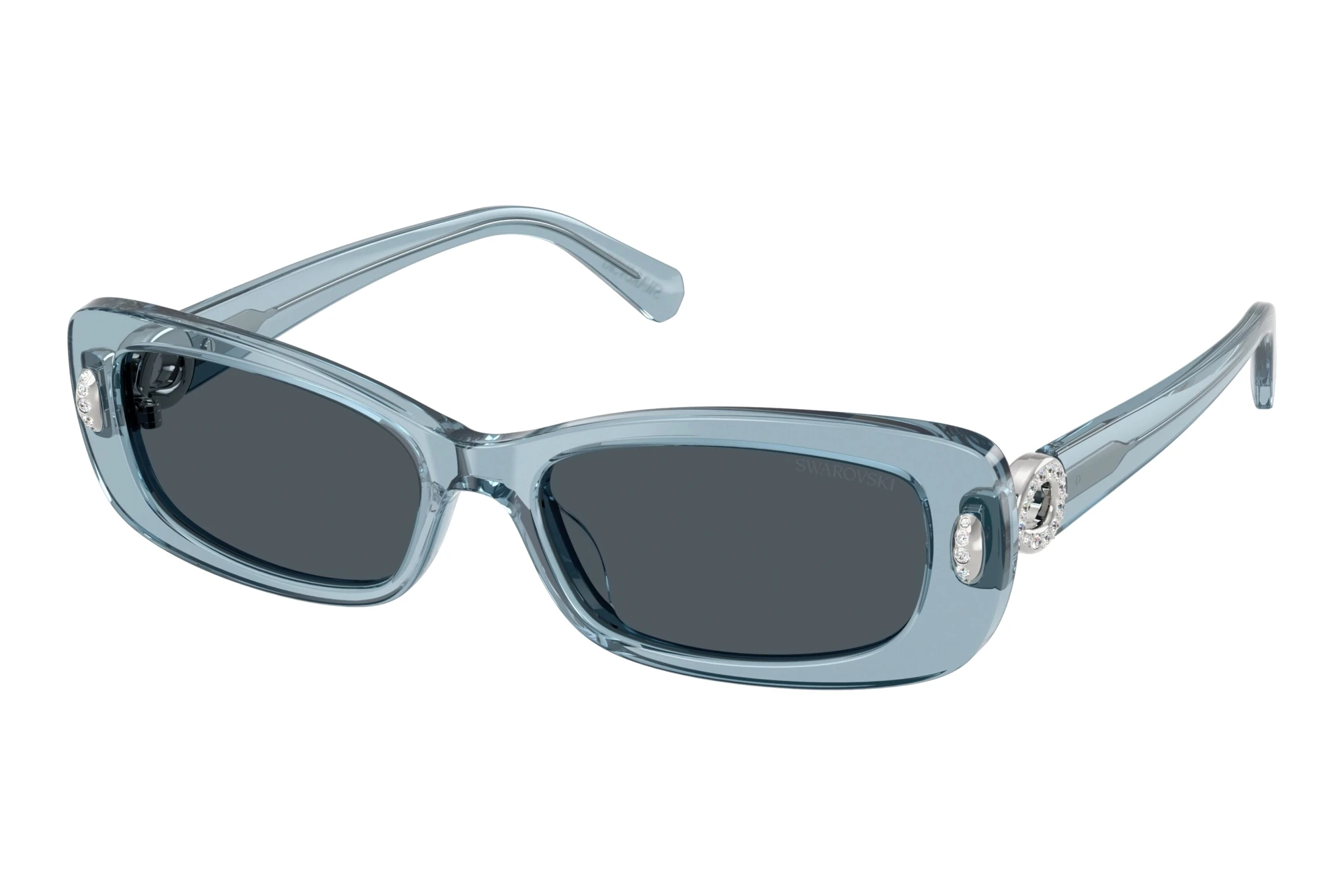 Swarovski   SK6071U 110887 Dark GreyTransparent Light Blue