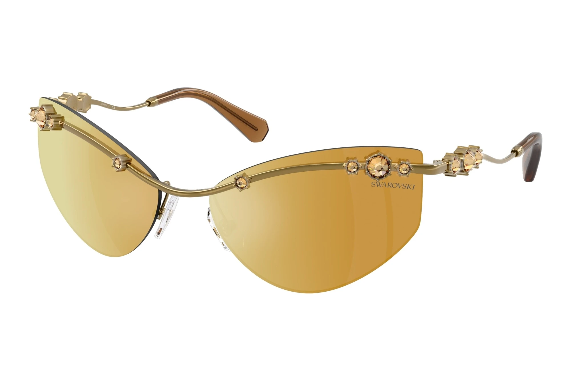 Swarovski   SK7039 40427P Brown Mirror GoldGold