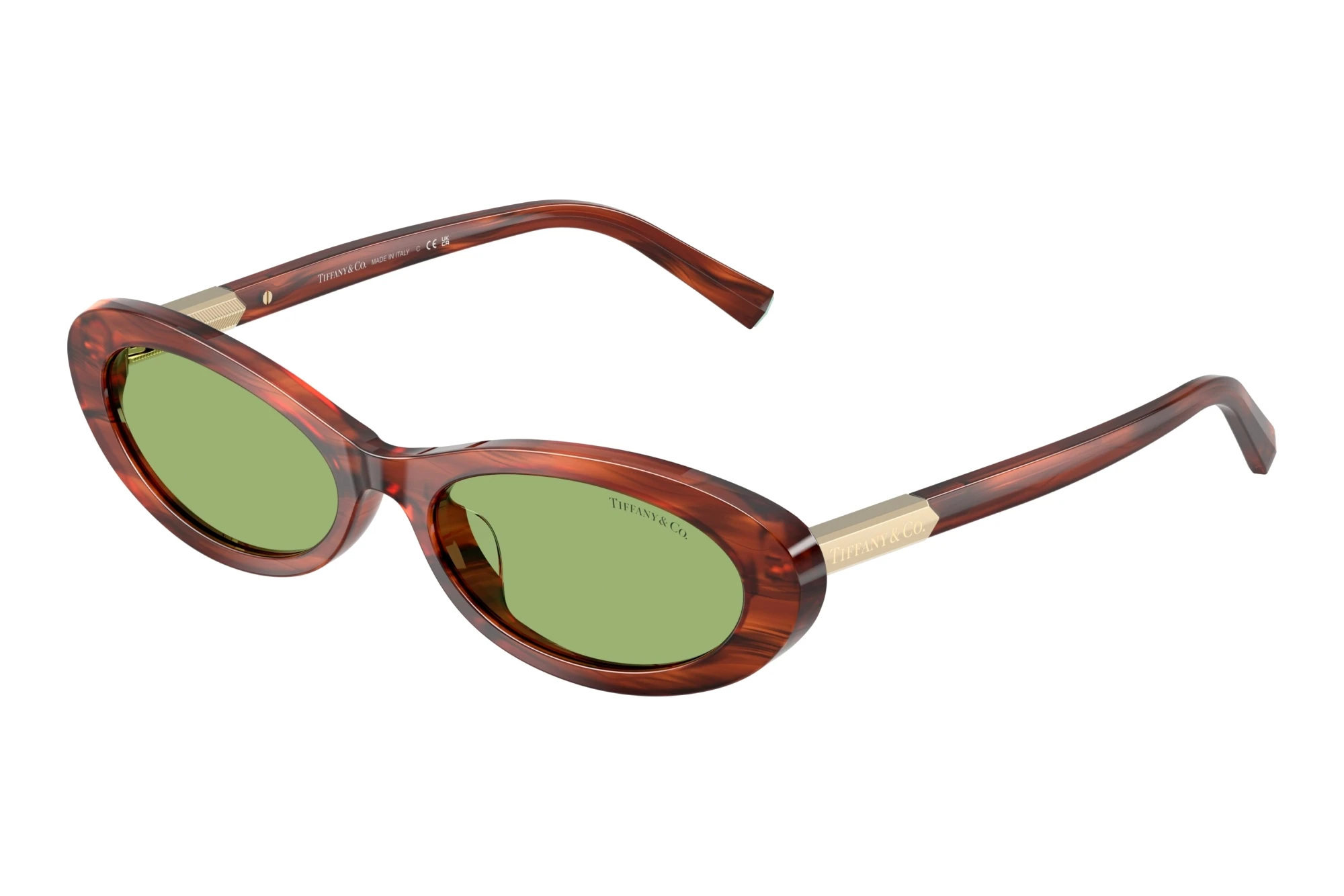 Tiffany   TF4250 8440/2 GreenRuby Striped Havana