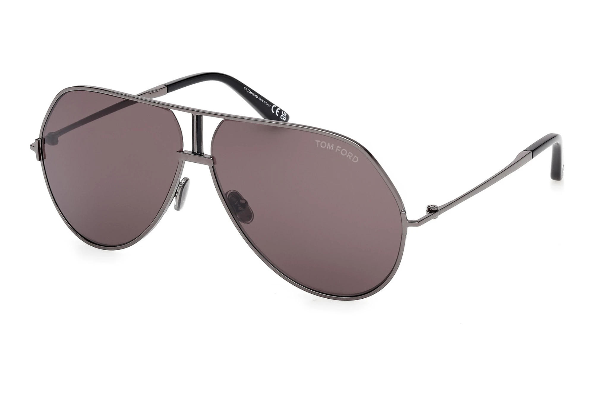 Tom Ford   FT1281 08A grauGlänzend Gunmetal