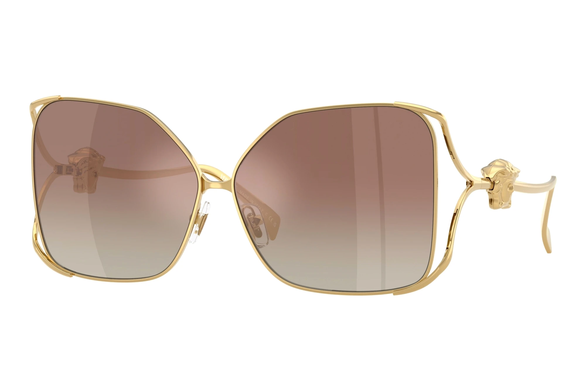 Versace   VE2288 1002B8 Gradient Brown Mirror SilverGold