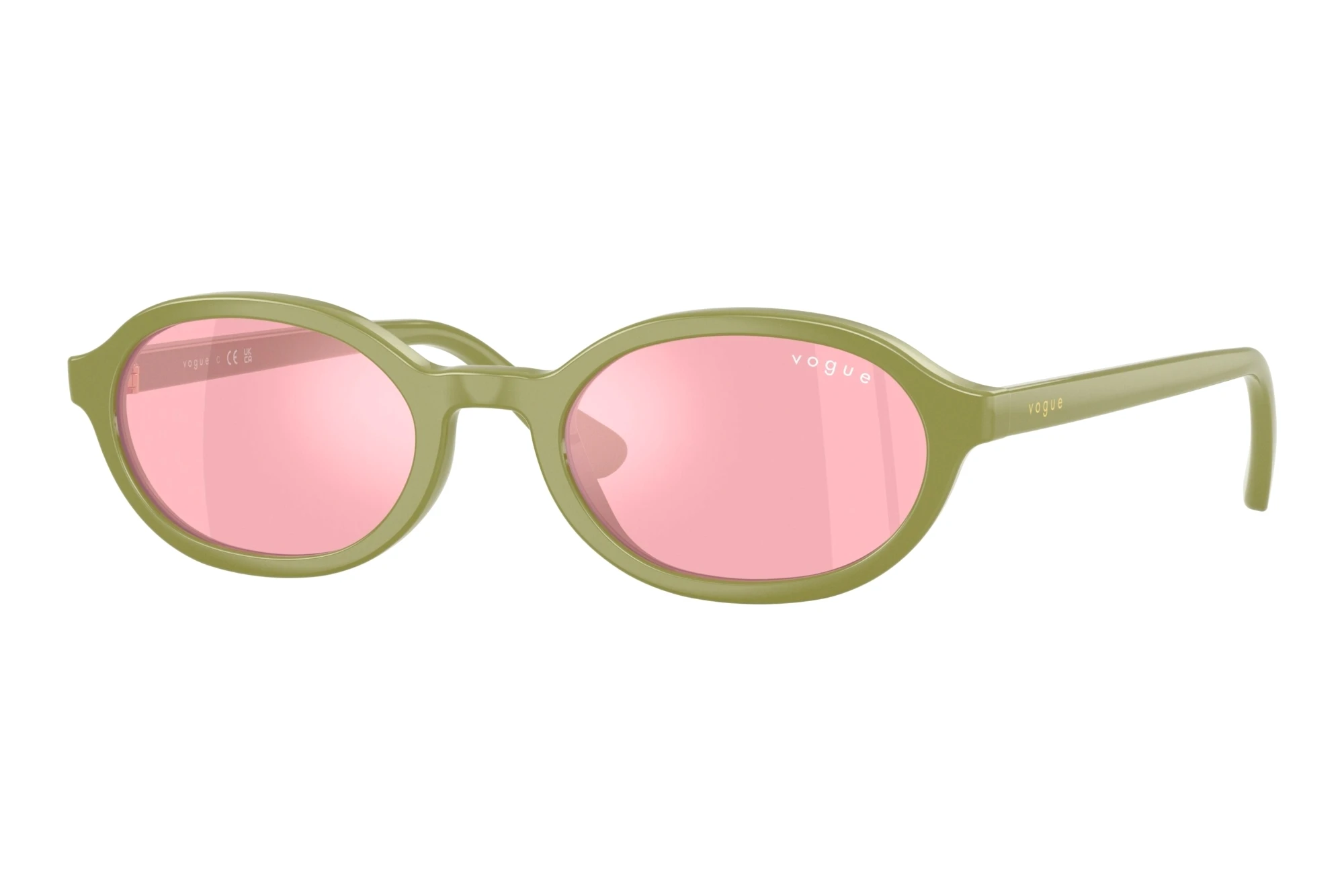 Vogue Eyewear   VJ2036 3322E4 Pink Mirror LilacFull Olive Green