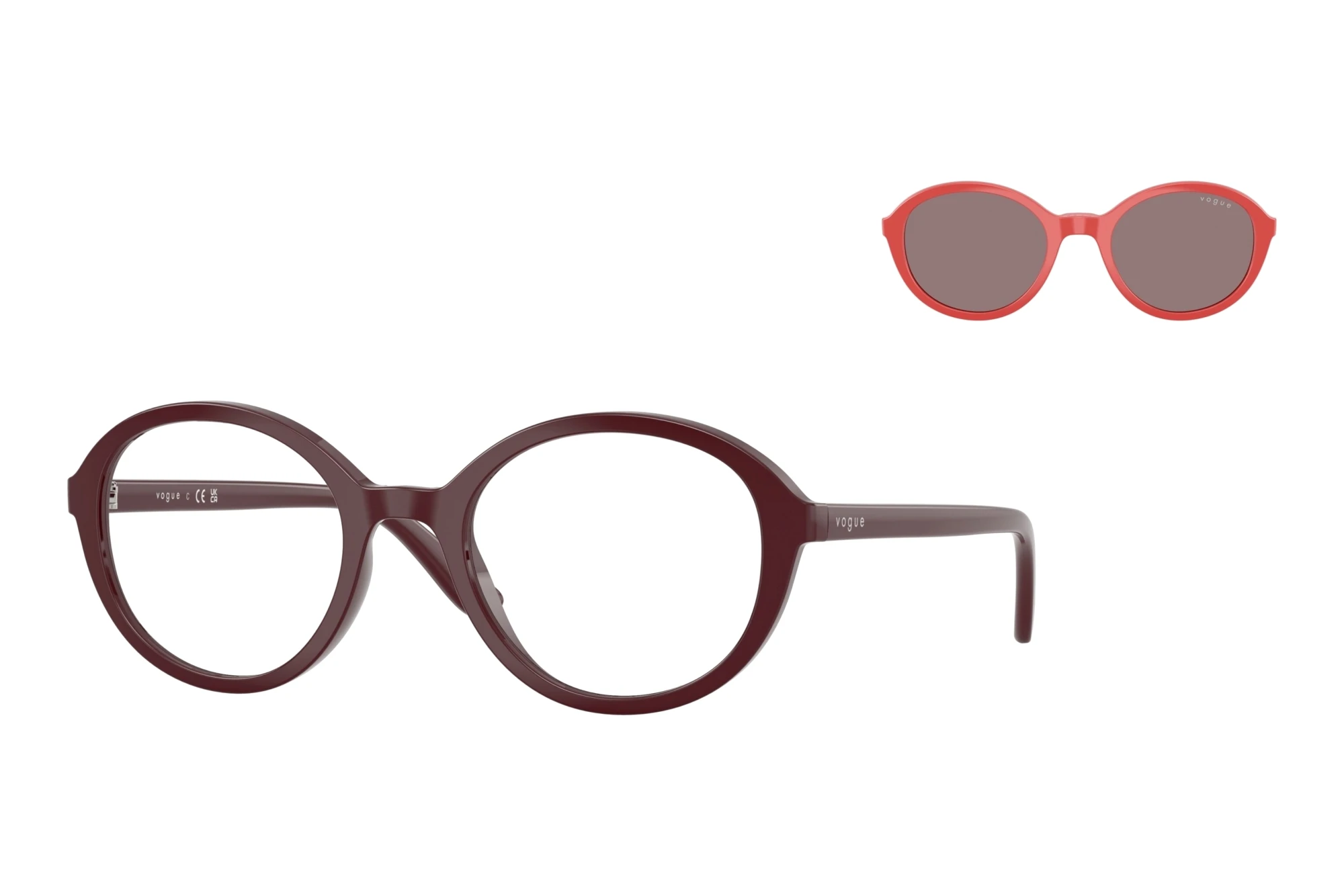 Vogue Eyewear   VJ2037 33191W ClearFull Bordeaux