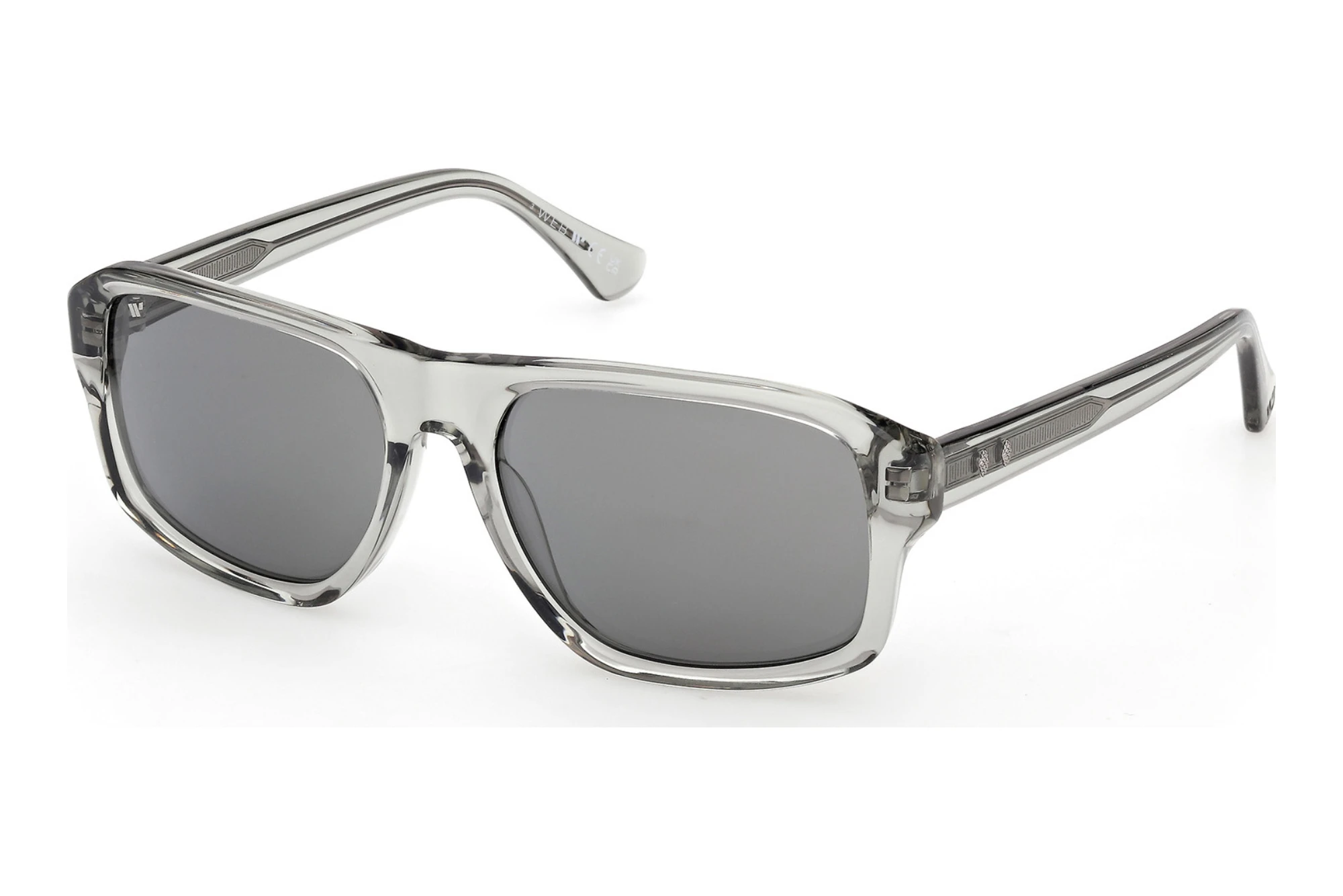 Web Eyewear   WE0393 93C grau verspiegeltGlänzend Hellgrün