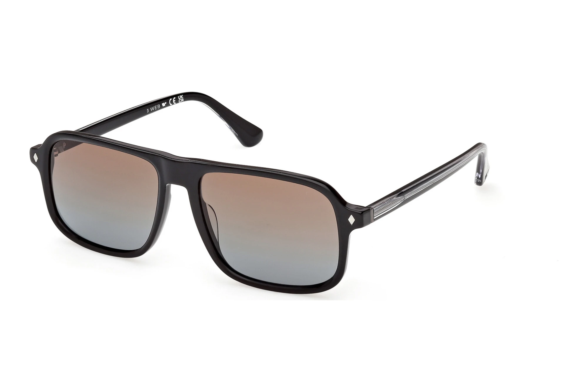 Web Eyewear   WE0396 05F braun verlaufendGlänzend Schwarz