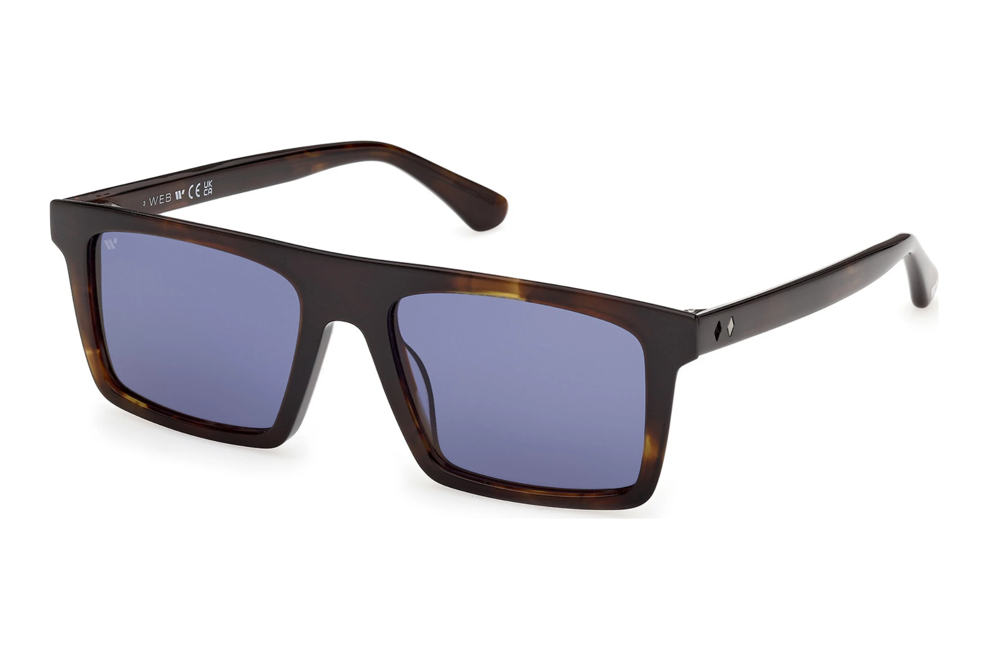 Web Eyewear   WE0397 52V blauDunkel Havanna