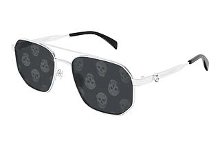 Alexander McQueen AM0458S 004 SILVER