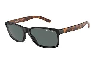Arnette AN4185 227381 Polarized Dark GreyRubber Black