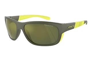 Arnette AN4337 28546R Dark Green Mirror PetrolMilitary/Lime Matte/Shiny