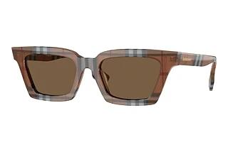 Burberry BE4392U 396673 Dark BrownCheck Brown