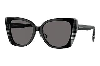 Burberry BE4393 405181 Dark Grey PolarizedBlack/Check White Black