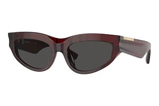 Burberry BE4425U 411587 Dark GreyCheck Red